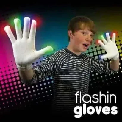 Flashing Light Up Gloves-Flashing Light Up Gloves