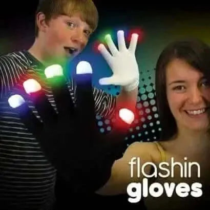 Flashing Light Up Gloves-Flashing Light Up Gloves