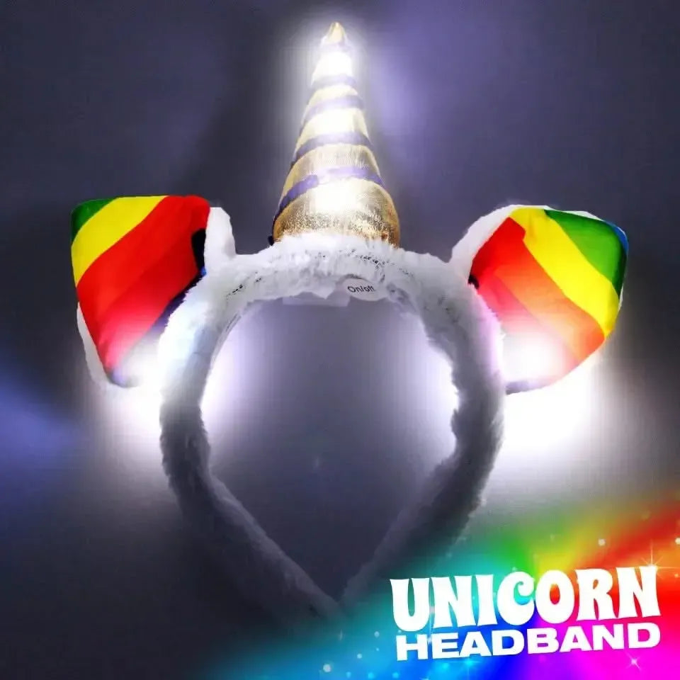 Flashing Unicorn Headband-Flashing Unicorn Headband