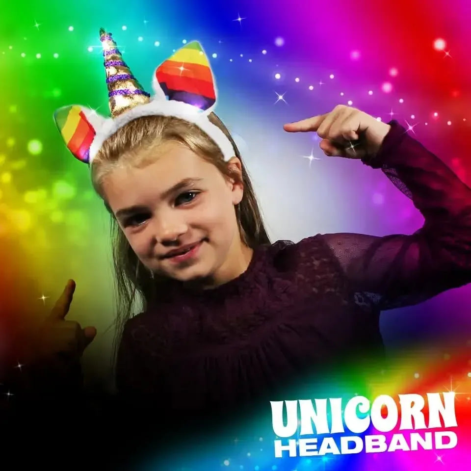 Flashing Unicorn Headband-Flashing Unicorn Headband