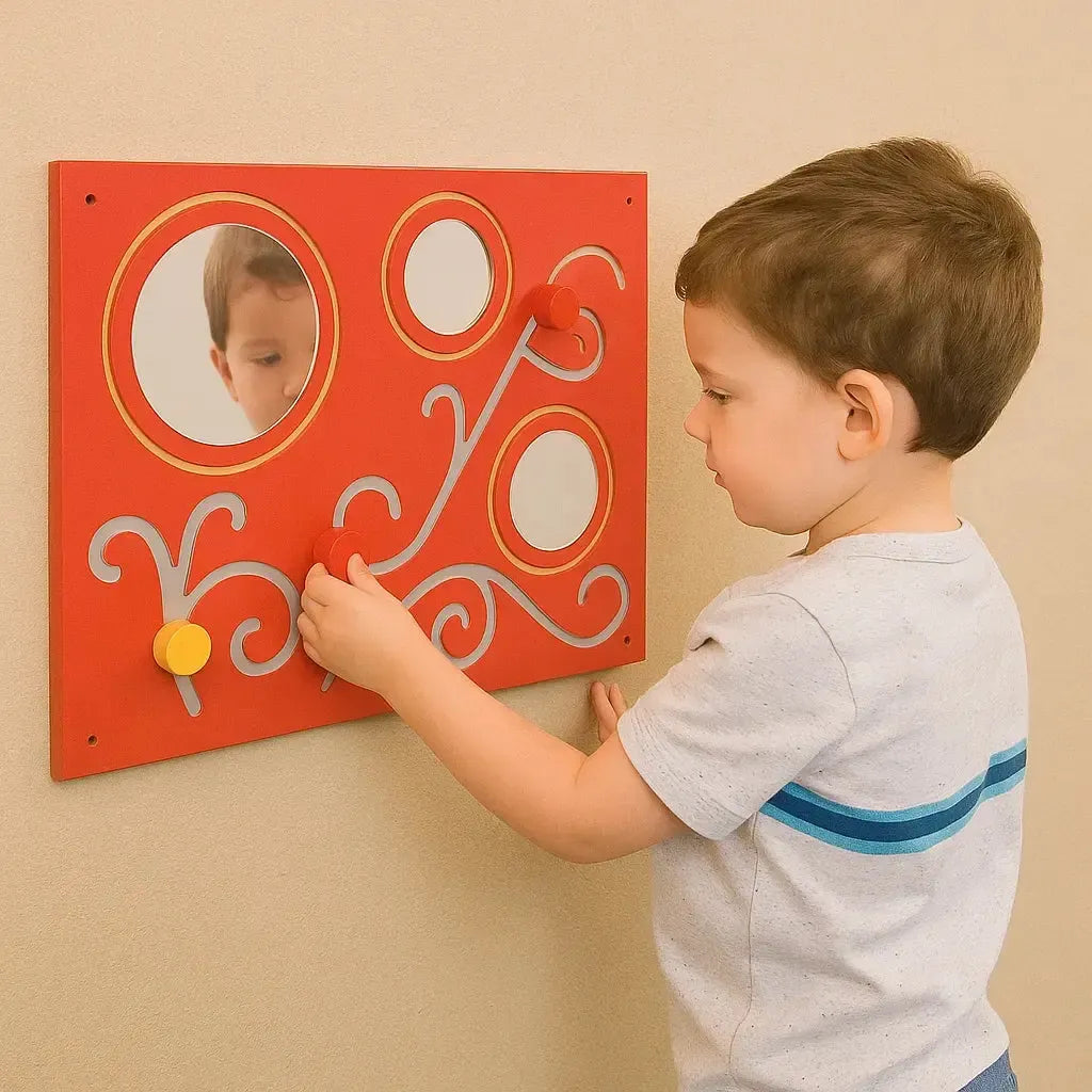 Flowers Manipulative Board with Mirrors-Flowers Manipulative Board with Mirrors