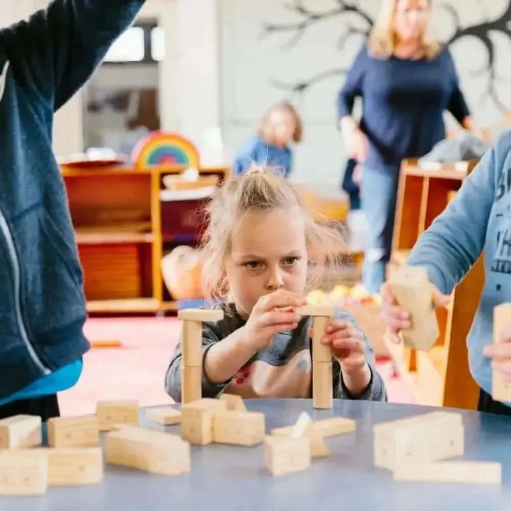 Freckled Frog Magnetic Wooden Blocks-Freckled Frog Magnetic Wooden Blocks