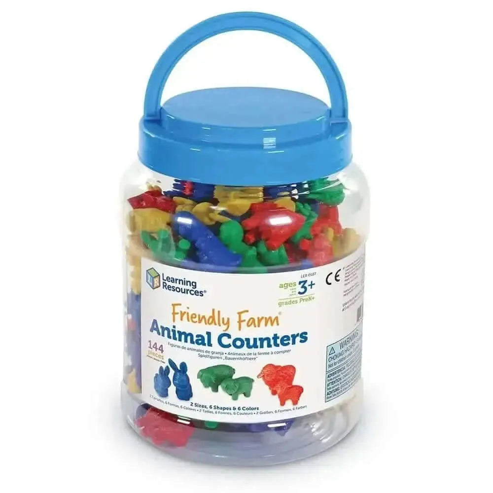 Friendly Farm Animal Counters Set of 144-Friendly Farm Animal Counters Set of 144