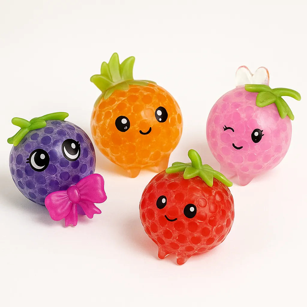 Fruzoo Squishy Fruit Bead Ball-Fruzoo Squishy Fruit Bead Ball