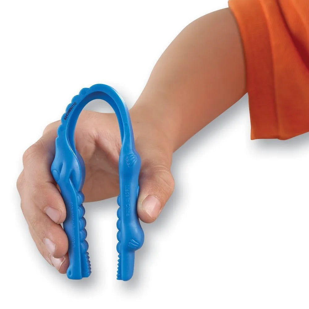 Gator Grabber Tweezers Set of 12, The Gator Grabber Tweezers offer sorting fun for little hands. The Gator Grabber Tweezers are sized for even smaller hands and great for developing the pincer grasp; the key to fine motor skills! The Gator Grabber Tweezers offer sorting fun for little hands. The Gator Grabber Tweezers measure just 8cm in length and 3cm in width they are perfect for younger children due to their petite size that fits perfectly into tiny toddler hands or into the grasp of an older child who w