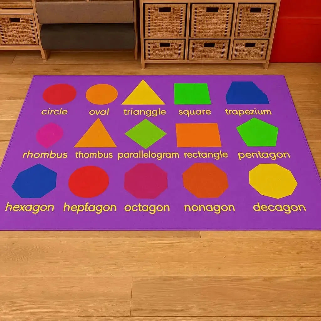 Geometric Shapes Play Mat-Geometric Shapes Play Mat