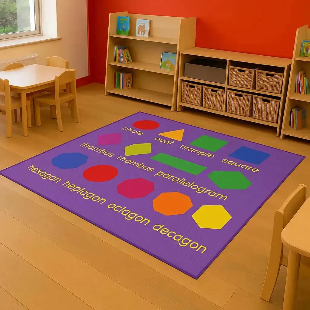 Geometric Shapes Play Mat-Geometric Shapes Play Mat