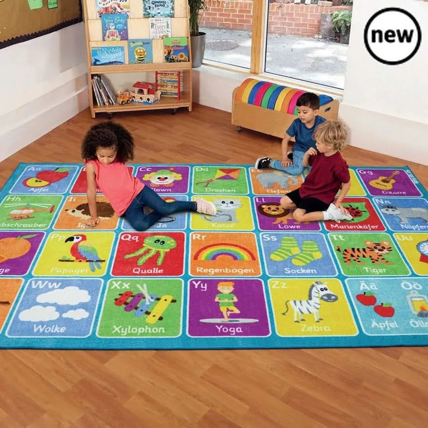 German Alphabet Carpet-German Alphabet Carpet