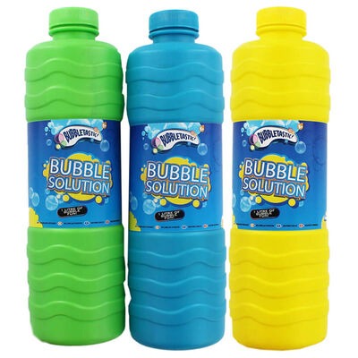 Giant bubble tubs, Use these Giant bubble tubs to create a world of sensory wonder on a budget. Giant bubble tubs are a great multi-sensory pocket money item for all ages and are so flexible in the play opportunities offered,from visual tracking skills to exercise outdoors through to respiratory skills. Filled with safe and non toxic bubble fluid, and supplied with a wand so you can create bubbles. Bubbles are great for: Facial and respiratory workout, Eye exercise, Tracking and focus skills Use Bubbles in 