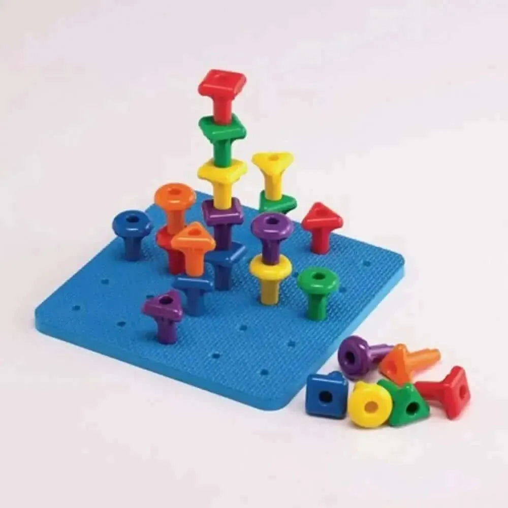 Giant Pegs and Pegboard Set-Giant Pegs and Pegboard Set