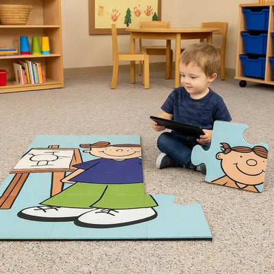 Girl Jumbo Puzzle-Girl Jumbo Puzzle