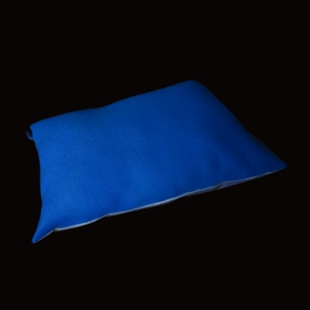 Glo Cushion Single Rectangle Large, Introducing an exciting new range that utilises the power of glow crystals contained within a polymer based material.The Glo Cushion Single Rectangle Large is recharged by exposure to the sun and ambient light. The Glo Cushion Single Rectangle Large is a safe non-toxic material which is CPSIA and REACH compliant. Perfect resources for children with additional needs or younger children within a sensory den environment. This Glo Cushion Single Rectangle Large is made from a