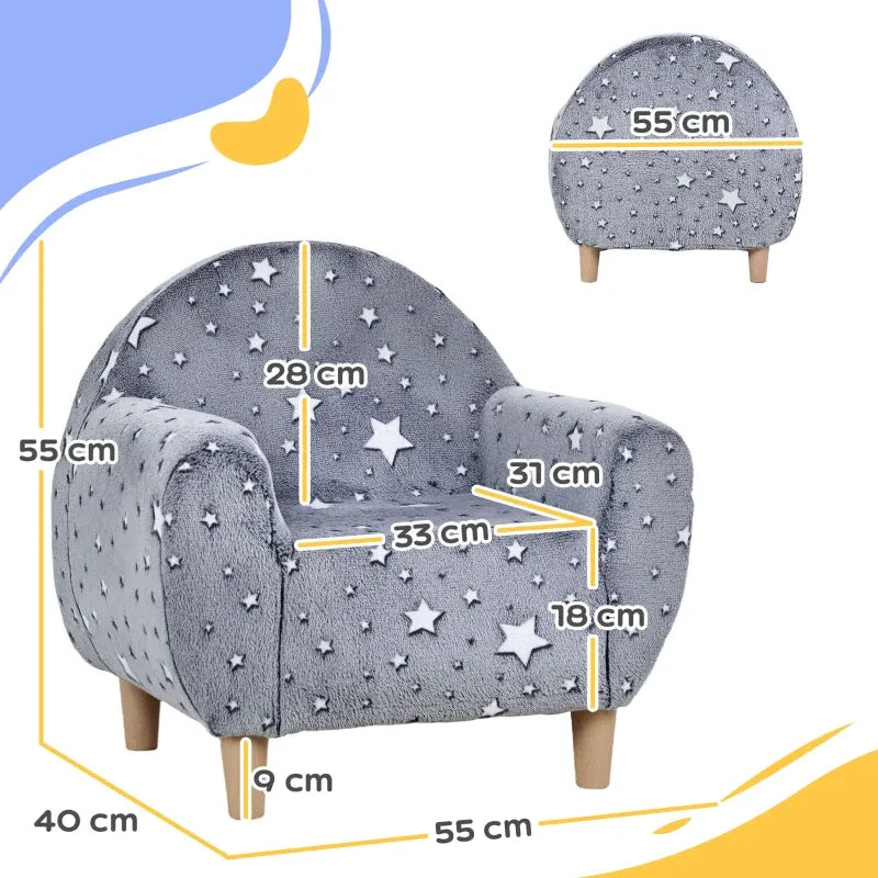 Glow in the Dark Childrens Chair-Glow in the Dark Childrens Chair