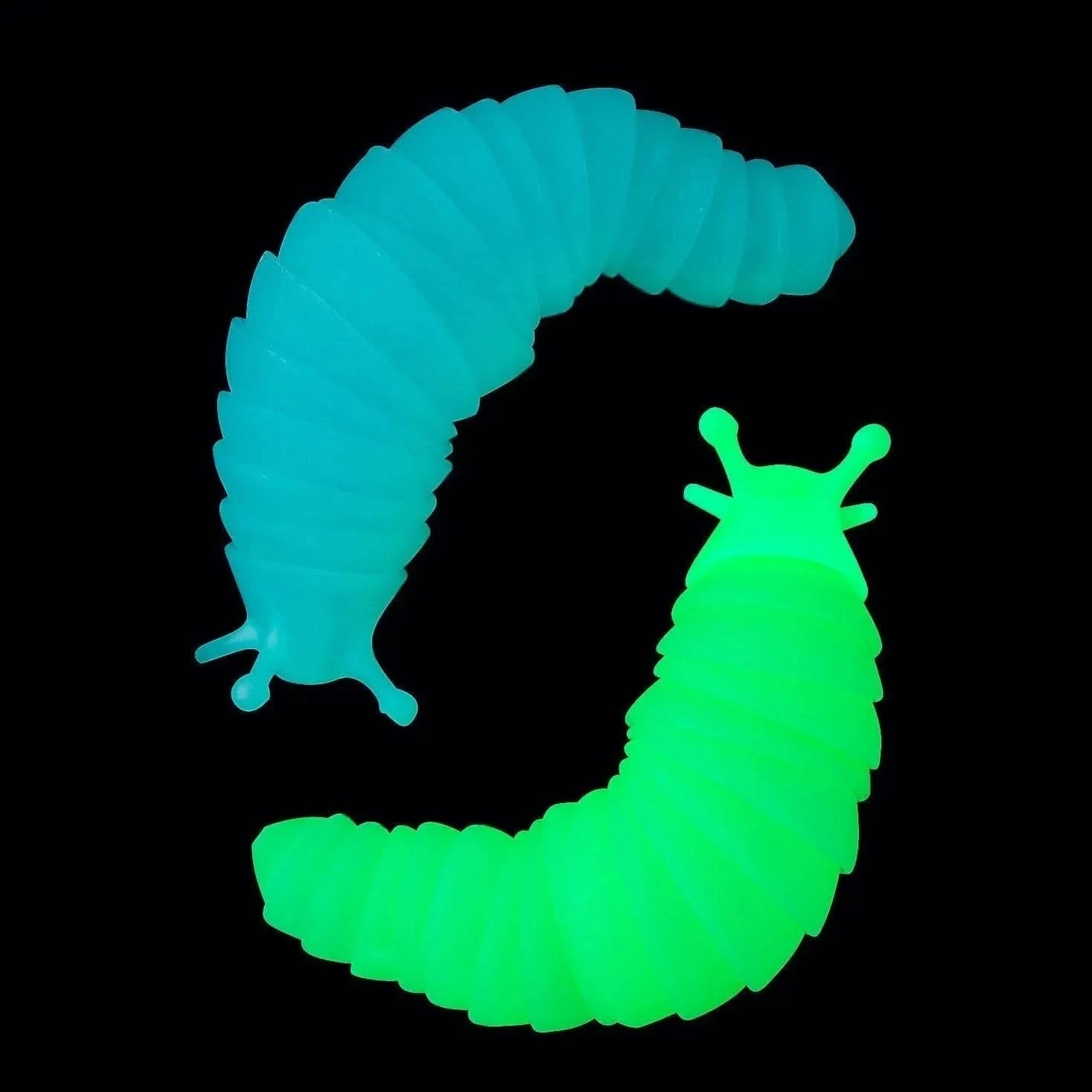 Glow in the Dark Fidget Slug-Glow in the Dark Fidget Slug