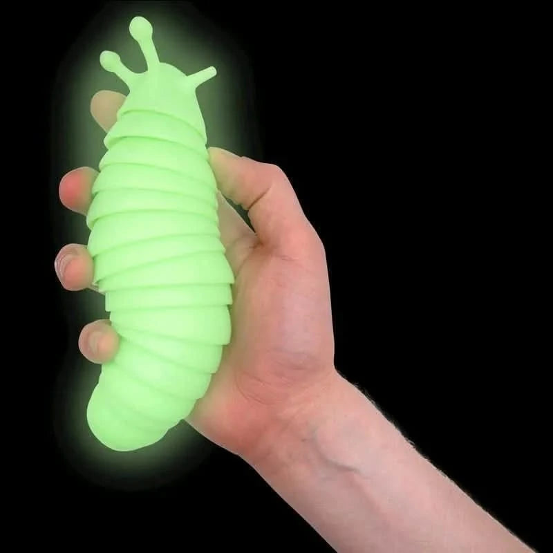 Glow in the Dark Fidget Slug-Glow in the Dark Fidget Slug