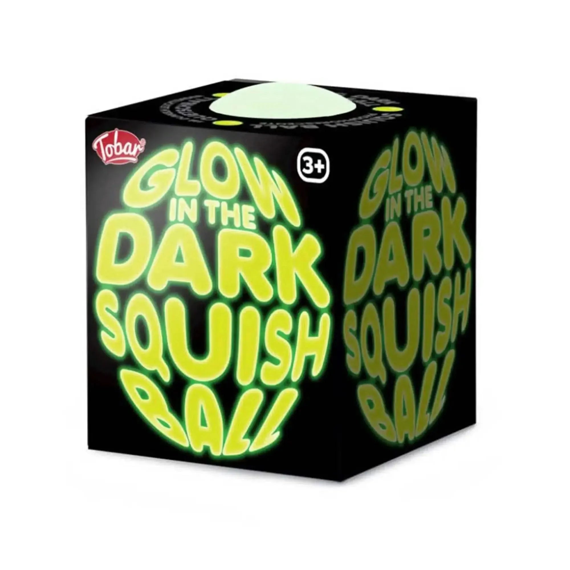 Glow in the Dark Squish Ball Fidget Toy-Glow in the Dark Squish Ball Fidget Toy