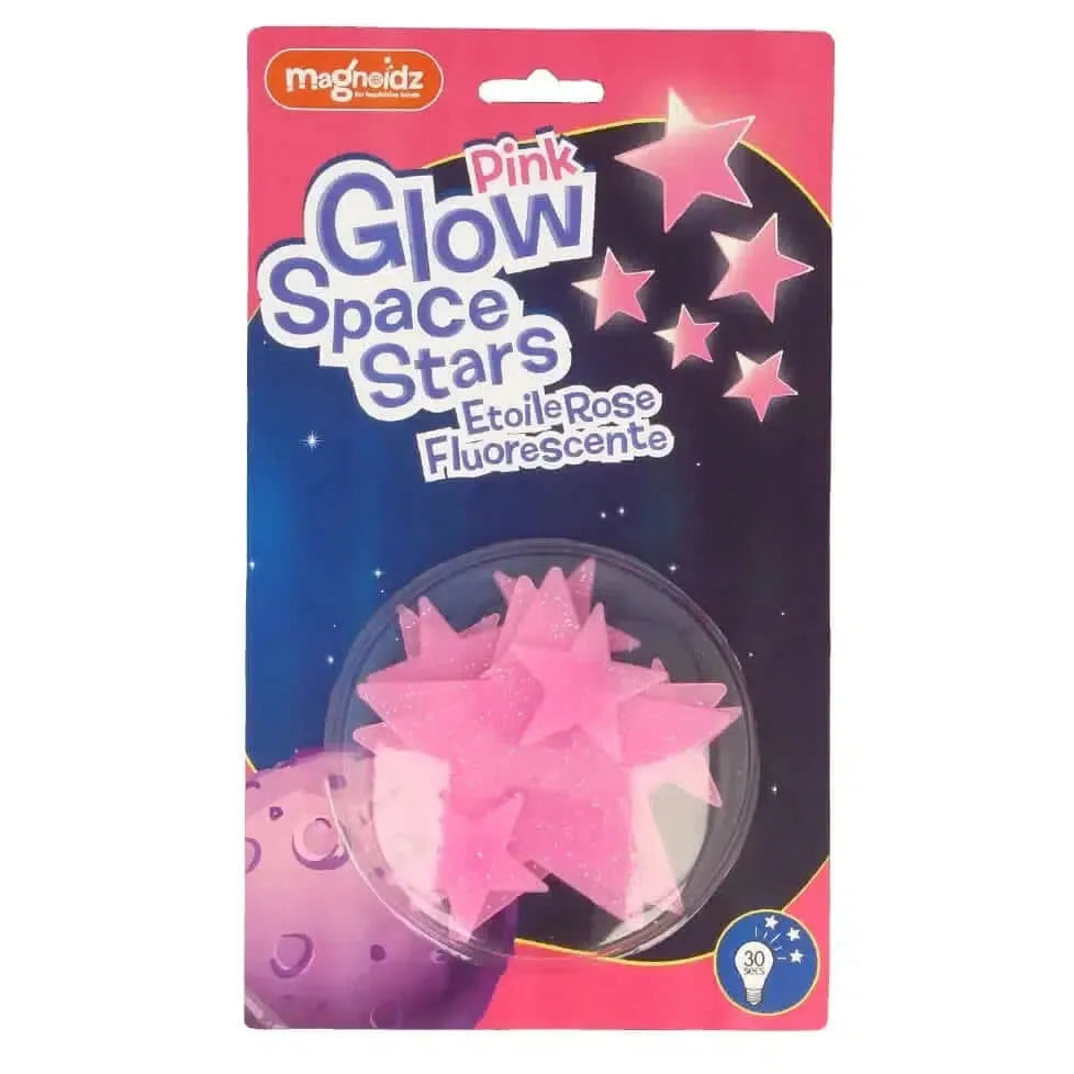 Glow stars pink glitter-Glow stars pink glitter