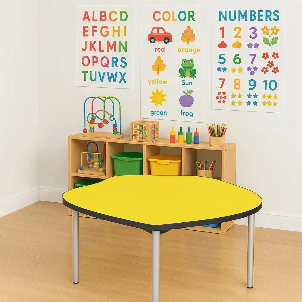 Gopak Enviro Shield Table with Castors-Gopak Enviro Shield Table with Castors