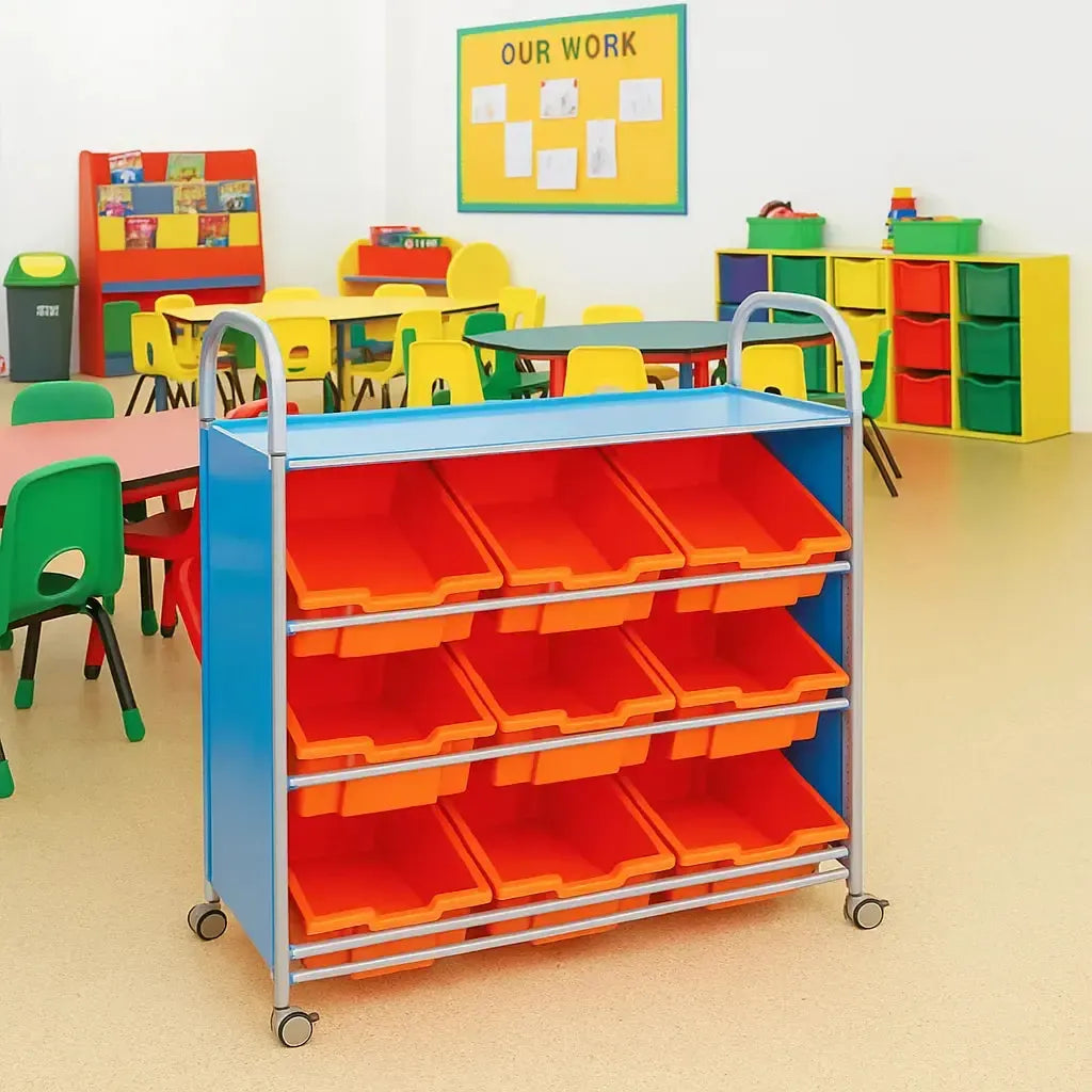 Gratnells Callero Storage 9 Slanted Trays-Gratnells Callero Storage 9 Slanted Trays