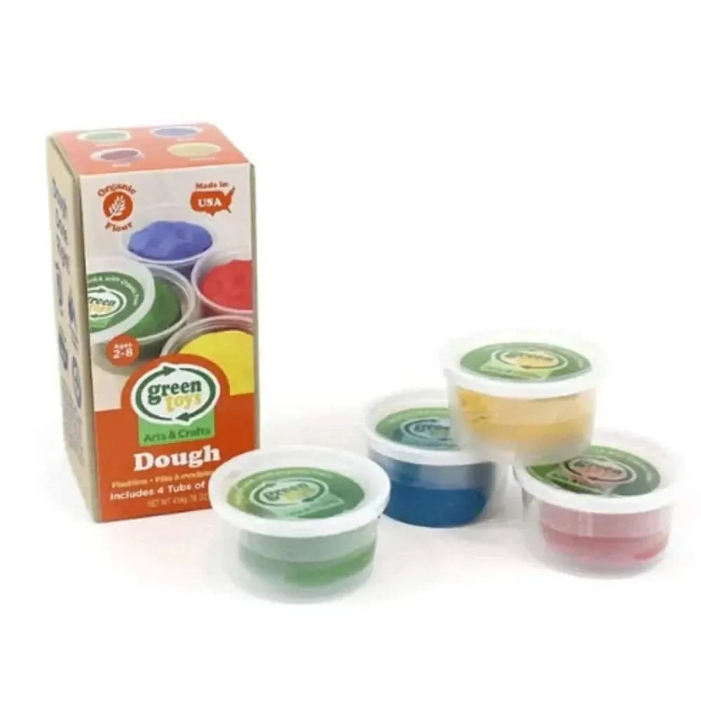 Green Toys Dough 4 Pack Activity Set-Green Toys Dough 4 Pack Activity Set