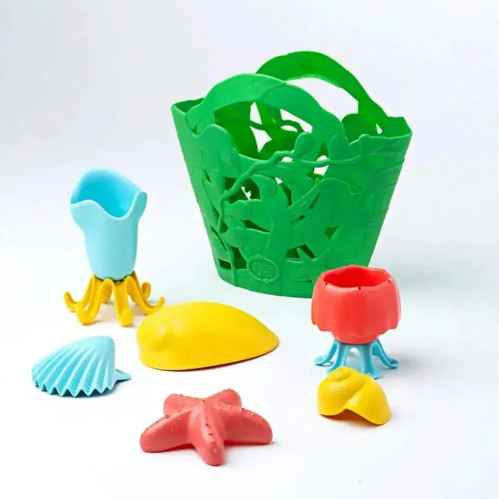 Green Toys Tide Pool Bath Set-Green Toys Tide Pool Bath Set