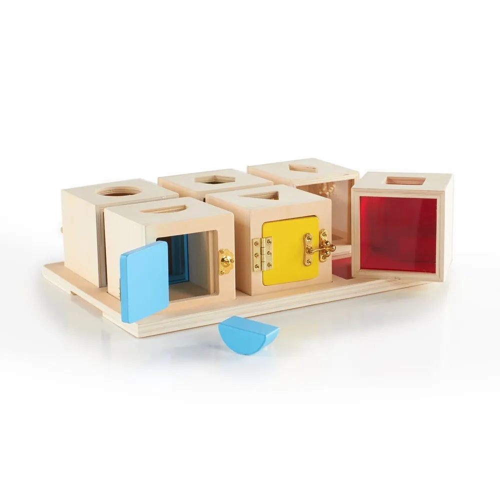 Guidecraft Peekaboo Lock Boxes-Guidecraft Peekaboo Lock Boxes