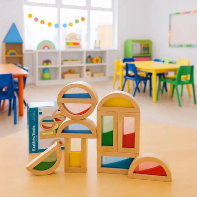 Guidecraft Rainbow Blocks Sand-Guidecraft Rainbow Blocks Sand