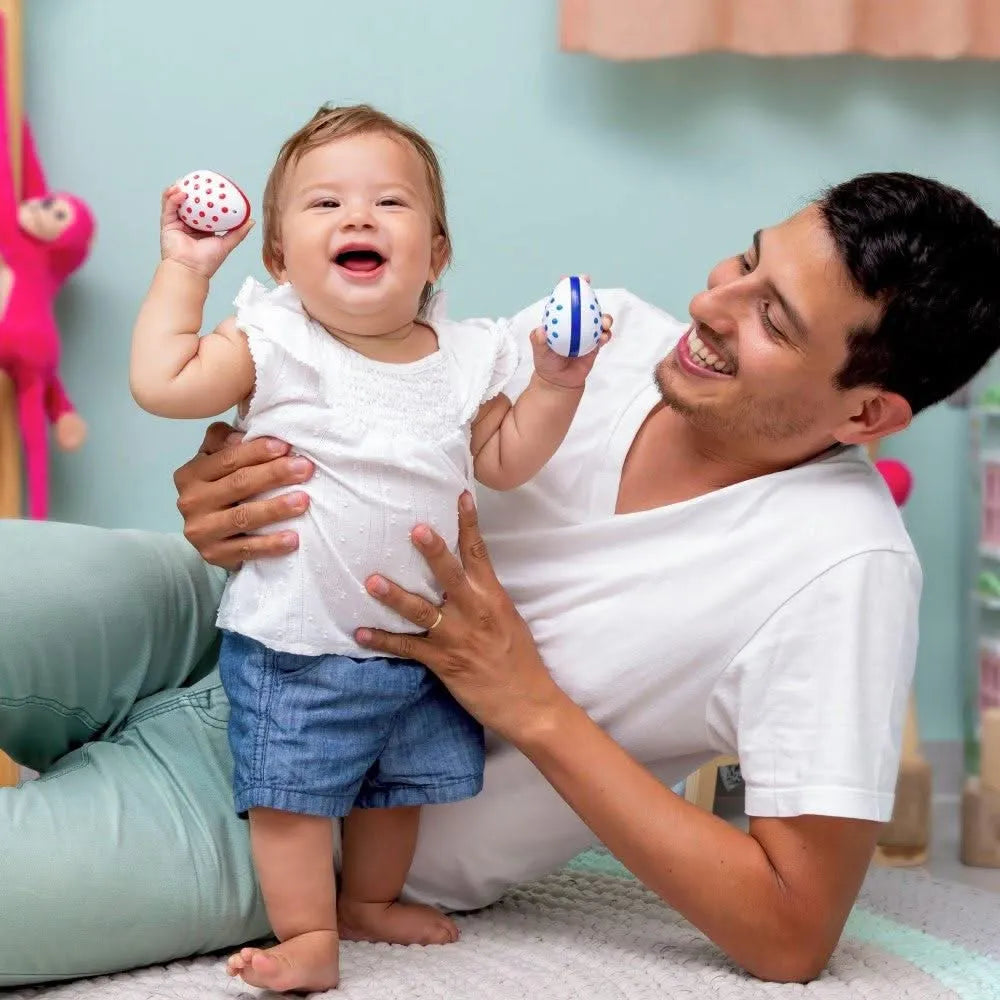 Halilit Egg Shaker Spotty-Halilit Egg Shaker Spotty