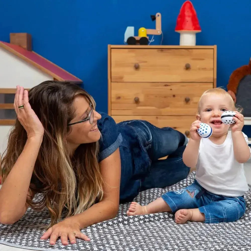 Halilit Egg Shaker Spotty-Halilit Egg Shaker Spotty