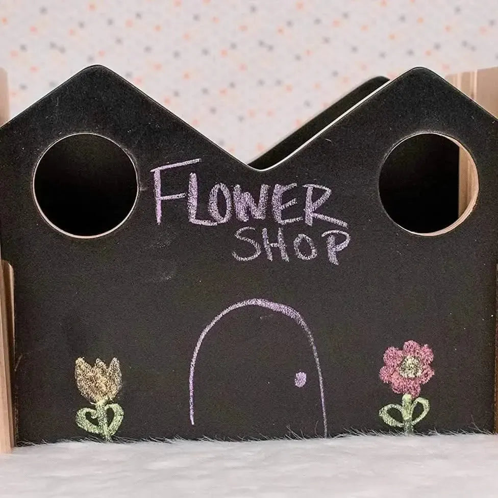 Happy Architect Chalkboard Create and Play Village - Pack of 28-Happy Architect Chalkboard Create and Play Village - Pack of 28