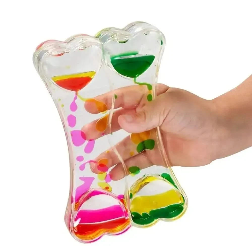 Heart Drops Liquid Motion Timer Toy-Heart Drops Liquid Motion Timer Toy