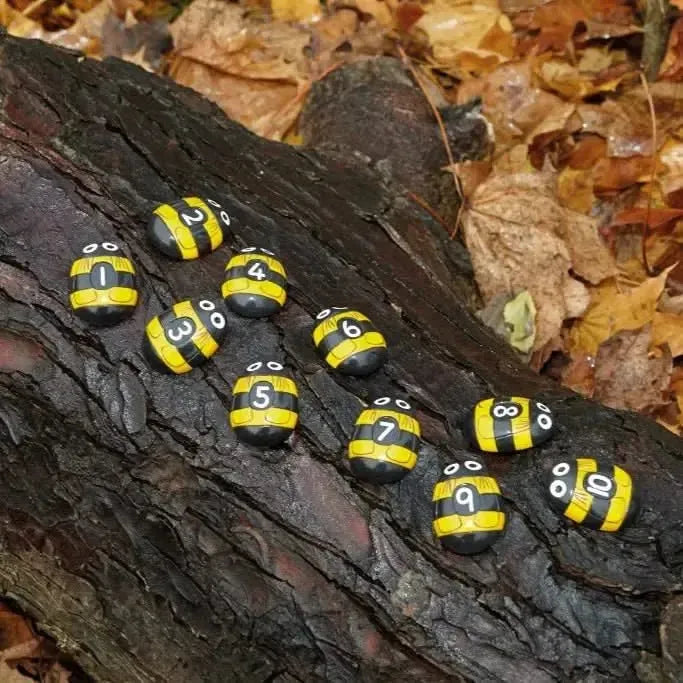 Honey Bee Number Stones-Honey Bee Number Stones