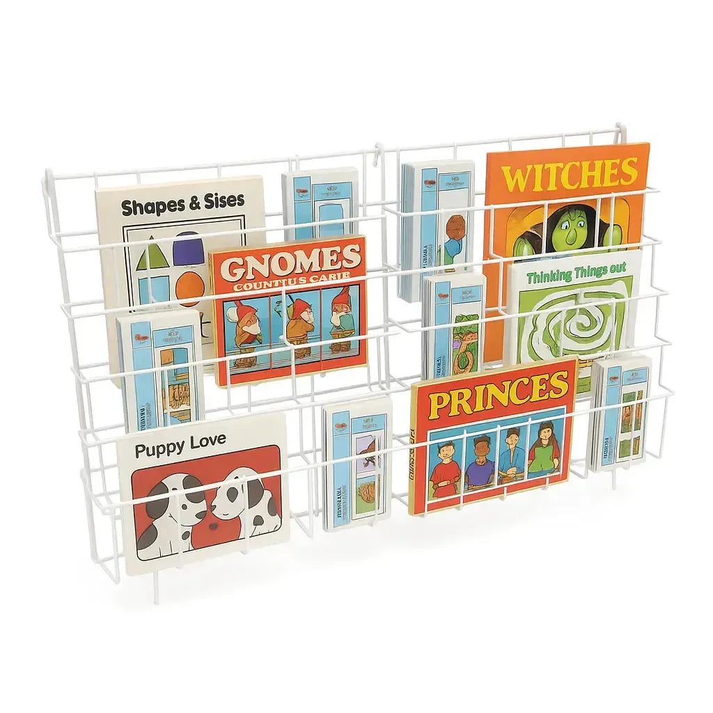 Horizontal Wall Big Book Rack (3 Deep Shelves)-Horizontal Wall Big Book Rack (3 Deep Shelves)