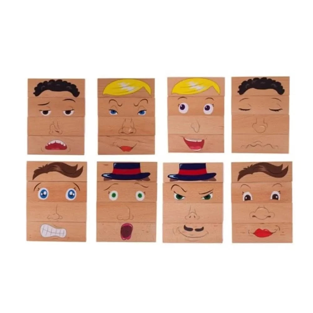 How Am I Feeling Wooden Blocks-How Am I Feeling Wooden Blocks