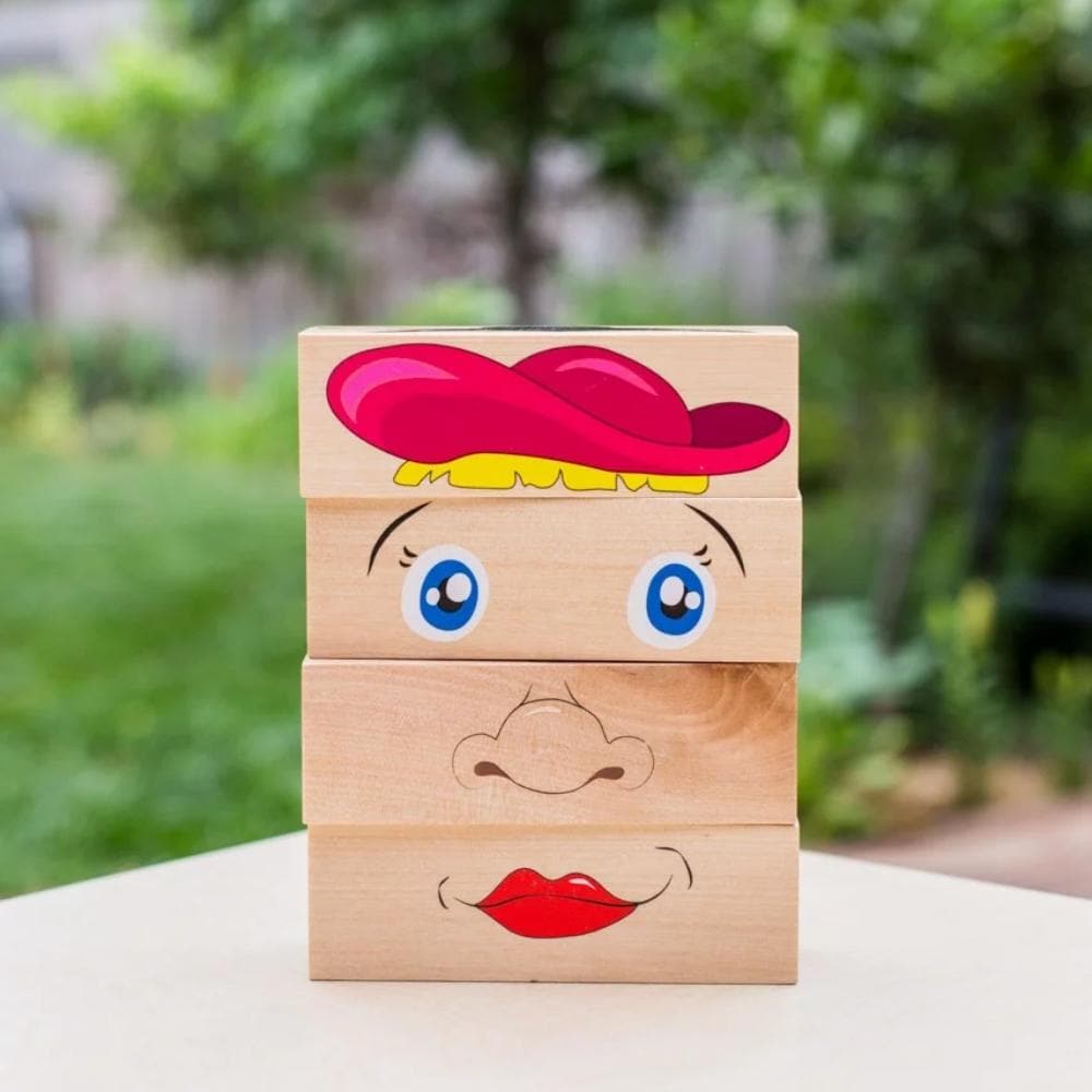 How Am I Feeling Wooden Blocks, Unlock the world of emotions and creativity with our unique "How Am I Feeling" Wooden Blocks. This innovative set promises hours of entertainment as children engage in imaginative play, creating up to 4000 different variations of expressive faces. Beyond the fun, these blocks are a valuable resource for helping children recognize and discuss the myriad of emotions they encounter. Key Features: Limitless Exploration: With up to 4000 face variations to be made, these wooden blo