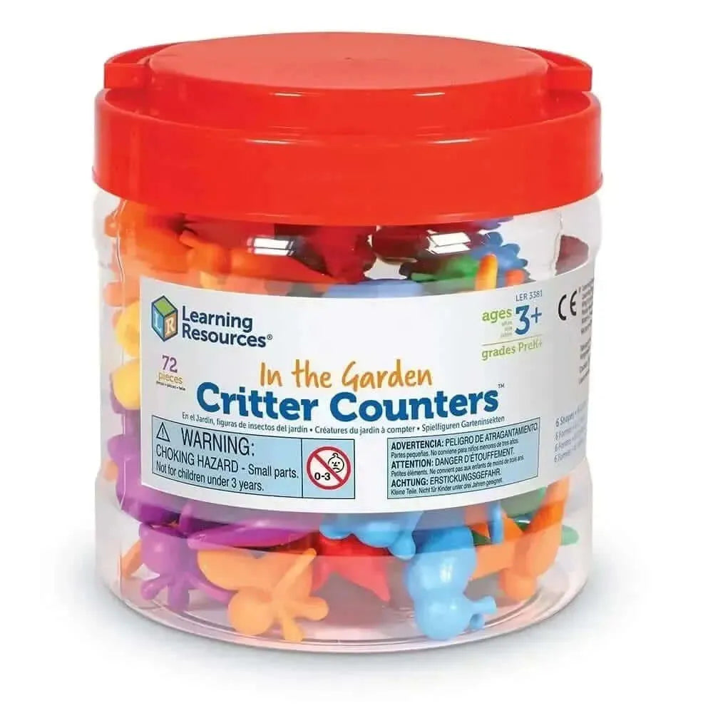 In the Garden Bug Counters Set of 72-In the Garden Bug Counters Set of 72