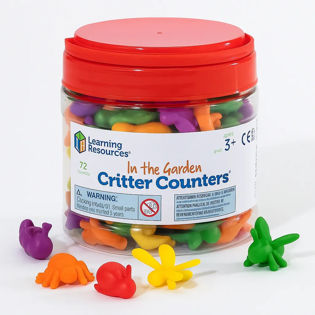 In the Garden Bug Counters Set of 72-In the Garden Bug Counters Set of 72