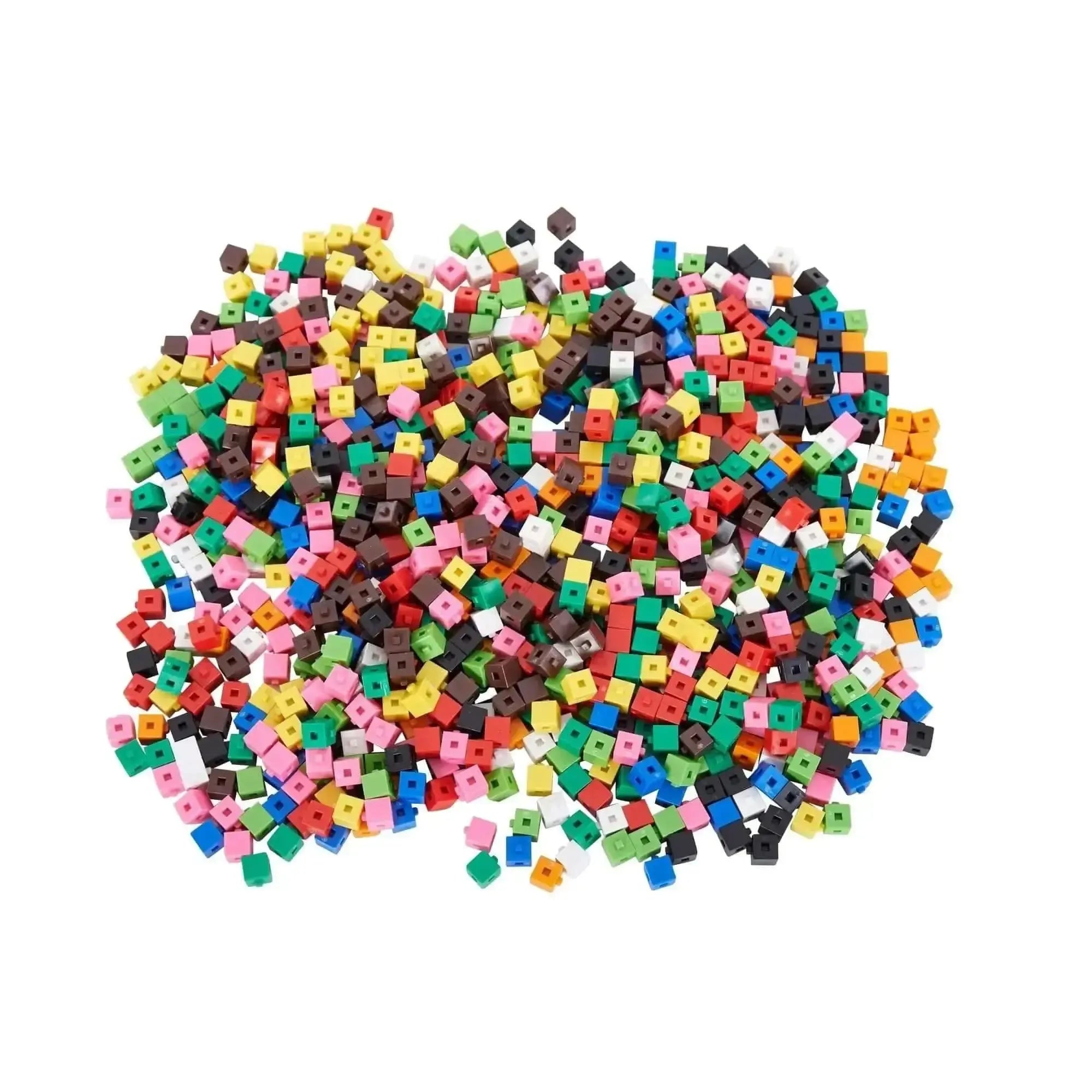 Interlocking Cubes Jar - Pk400-Interlocking Cubes Jar - Pk400