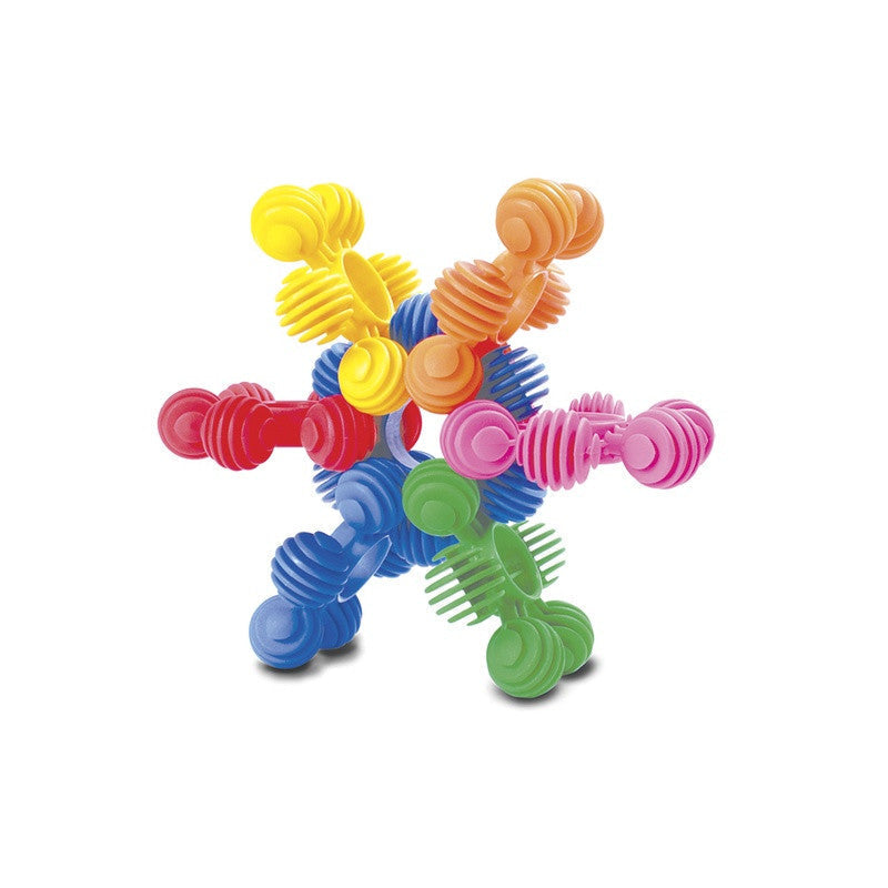 Interstar Rings 24 Pieces, Let imaginations run wild with this Interstar Rings set! These ingenious, vibrantly coloured linking rings are tactile and easy for little hands to hold and connect.With endless building possibilities, this versatile sensory construction toy provides toddlers with lots of educational fun!Each Interstar Set can be integrated with others in the range to widen the building potential and each set contains a colourful ideas leaflet to get started with! Interstar Rings 24 Pieces 24 piec