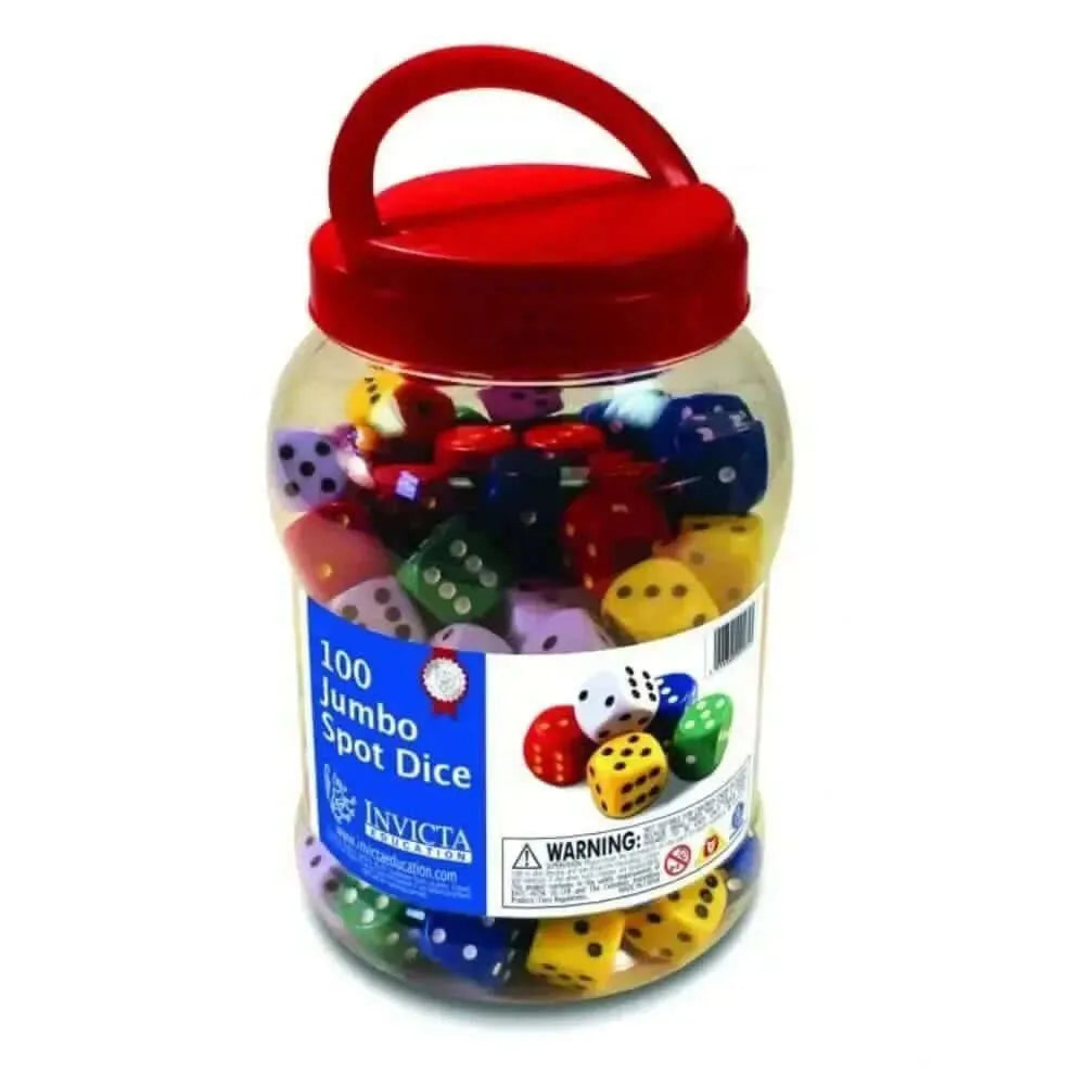 Invicta Jumbo Spot Dice Pack 100-Invicta Jumbo Spot Dice Pack 100