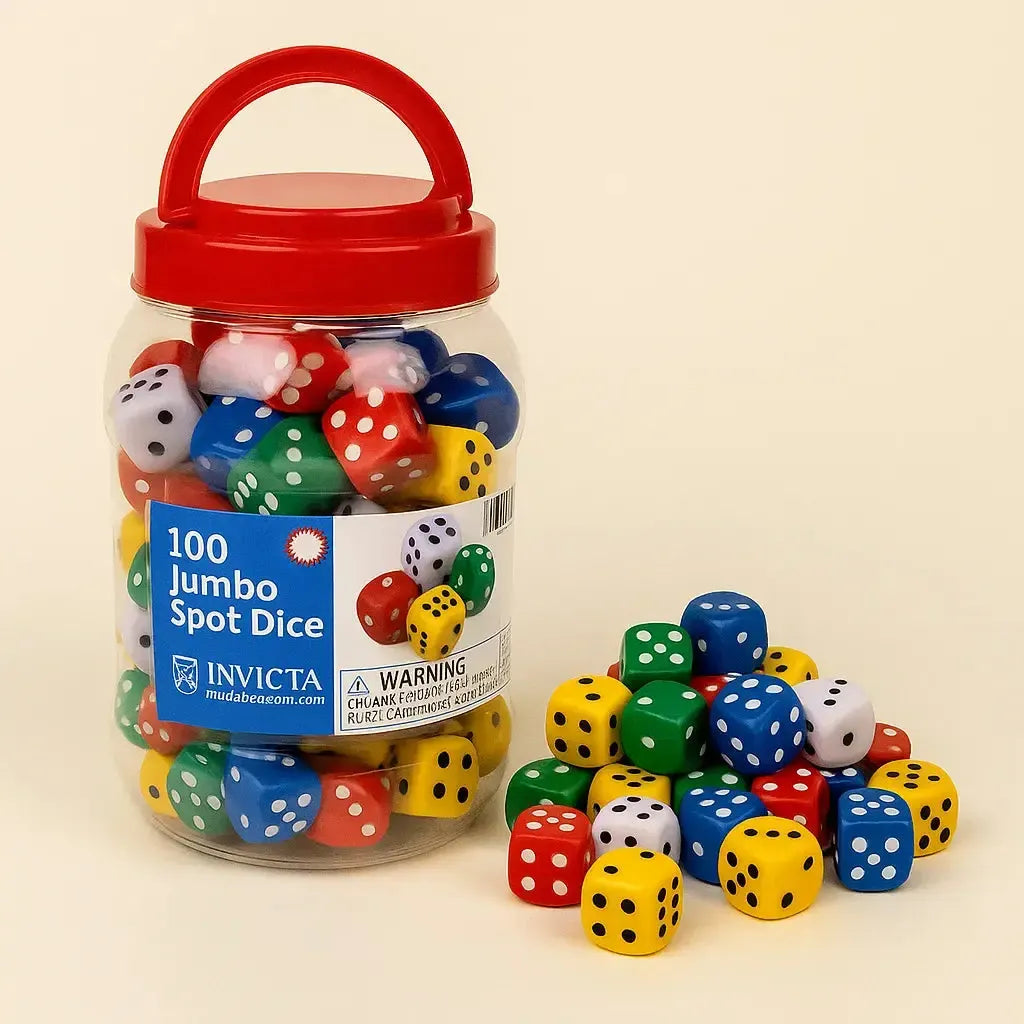 Invicta Jumbo Spot Dice Pack 100-Invicta Jumbo Spot Dice Pack 100