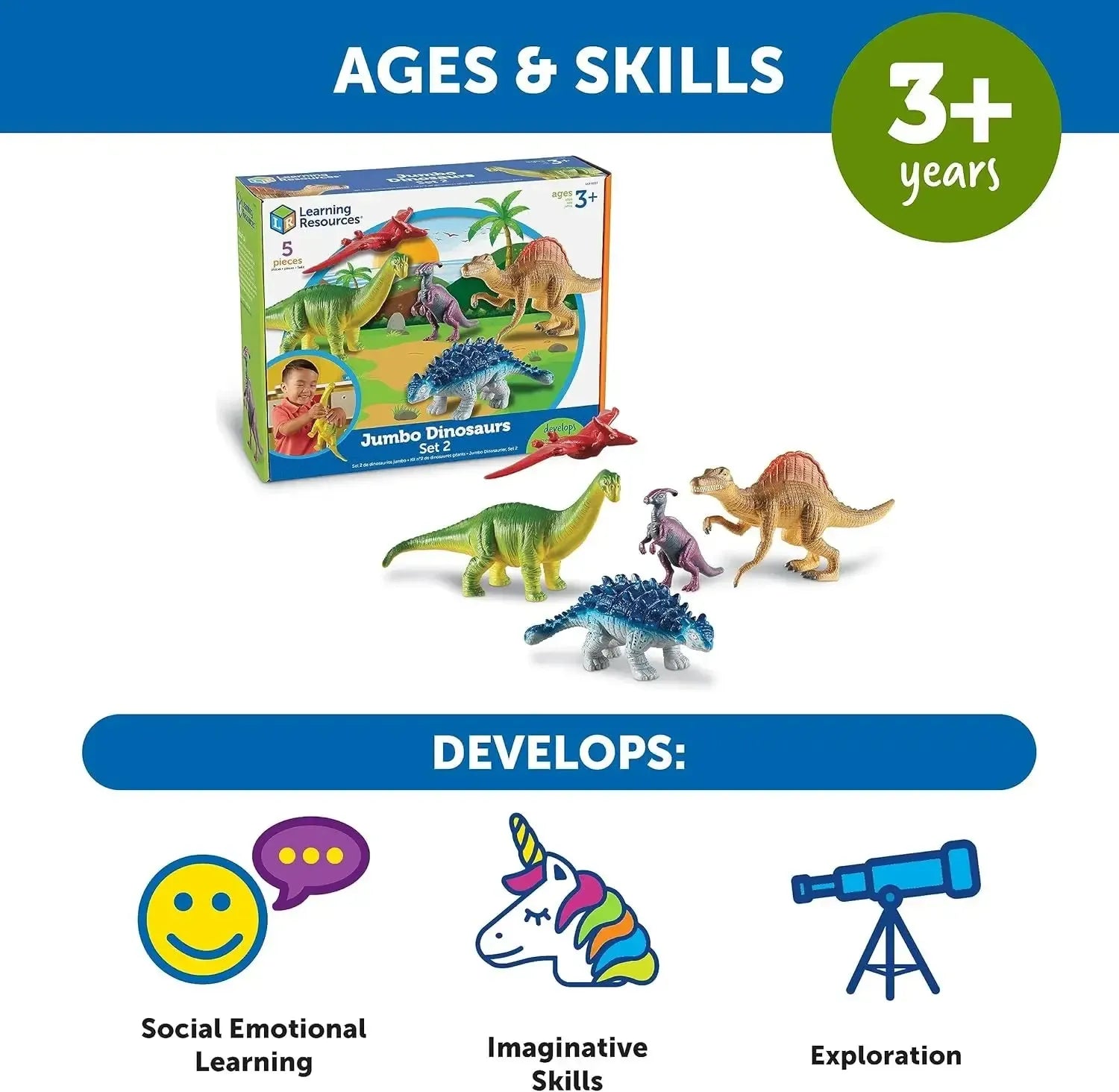 Jumbo Dinosaurs Set 2-Jumbo Dinosaurs Set 2