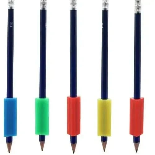 Jumbo Triangular Pencil Grips Pack of 5-Jumbo Triangular Pencil Grips Pack of 5