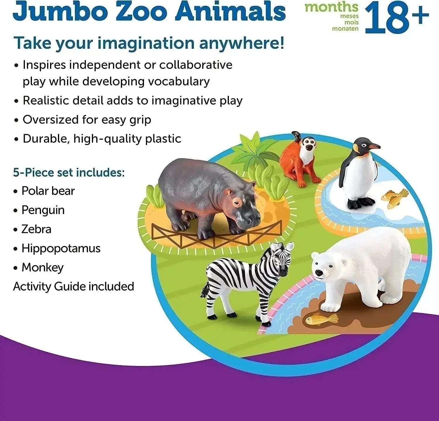 Jumbo Zoo Animals-Jumbo Zoo Animals