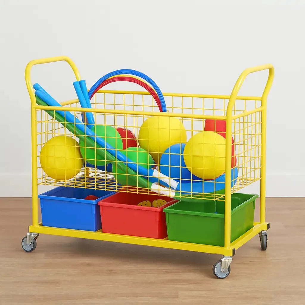 Junior Deluxe Trolley Yellow-Junior Deluxe Trolley Yellow