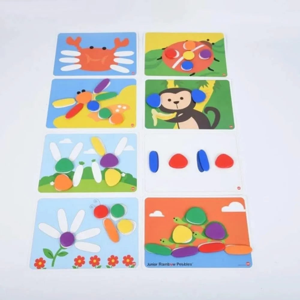 Junior Rainbow Pebbles Activity Set - Pk44-Junior Rainbow Pebbles Activity Set - Pk44