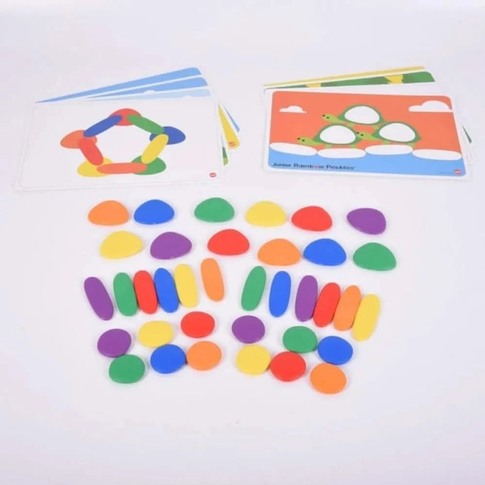 Junior Rainbow Pebbles Activity Set - Pk44-Junior Rainbow Pebbles Activity Set - Pk44