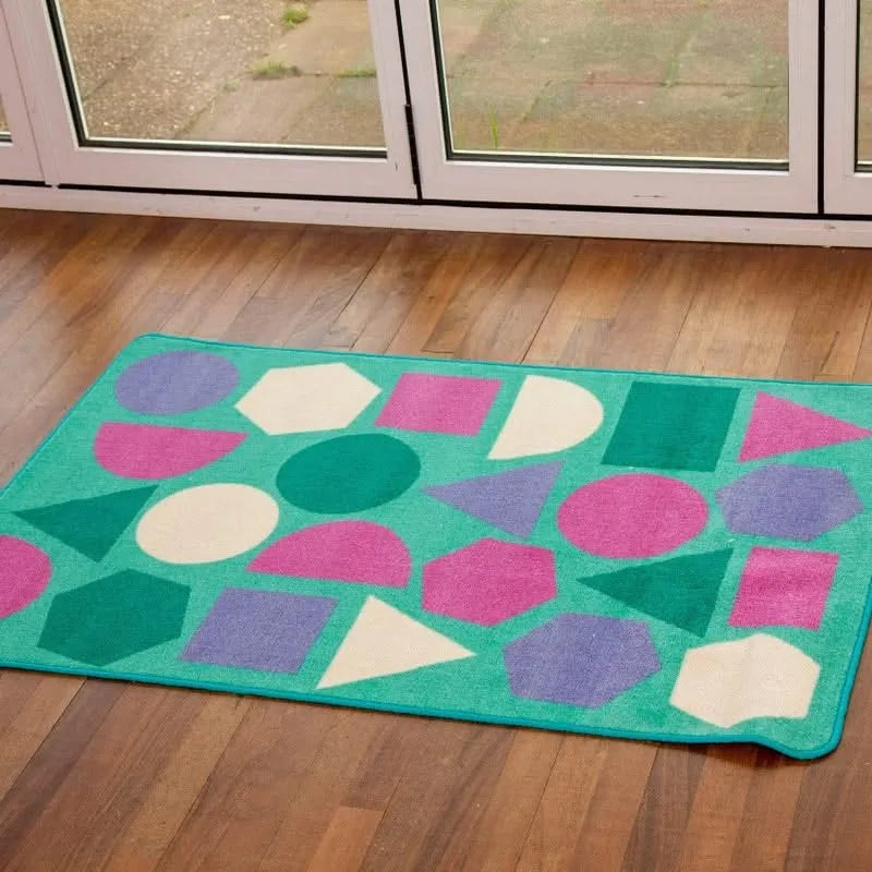 Kinder™ Pastel Geometric Nursery Rug-Kinder™ Pastel Geometric Nursery Rug