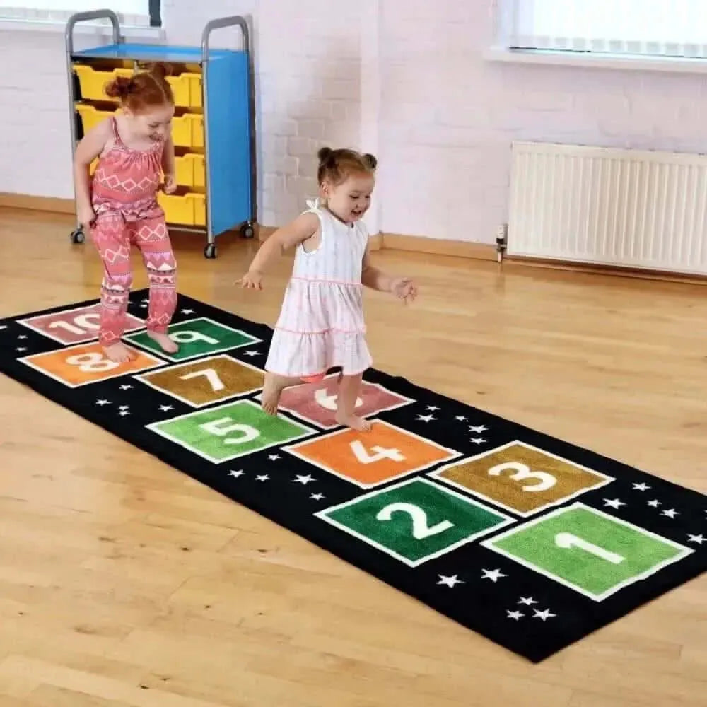 Kinder™Number Hopsotch Runner Carpet 3 X 1 Metre-Kinder™Number Hopsotch Runner Carpet 3 X 1 Metre