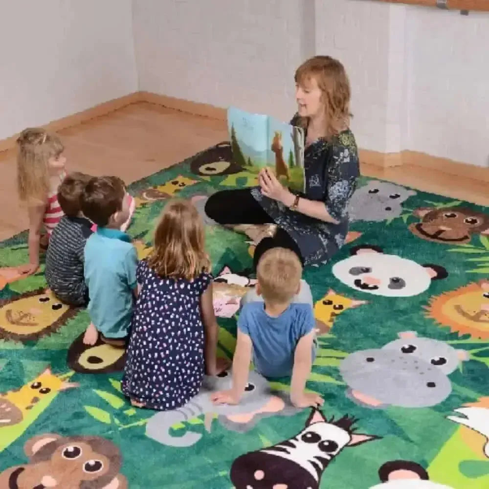 Kinder™Wild Animals Carpet 3 x 3 metre-Kinder™Wild Animals Carpet 3 x 3 metre